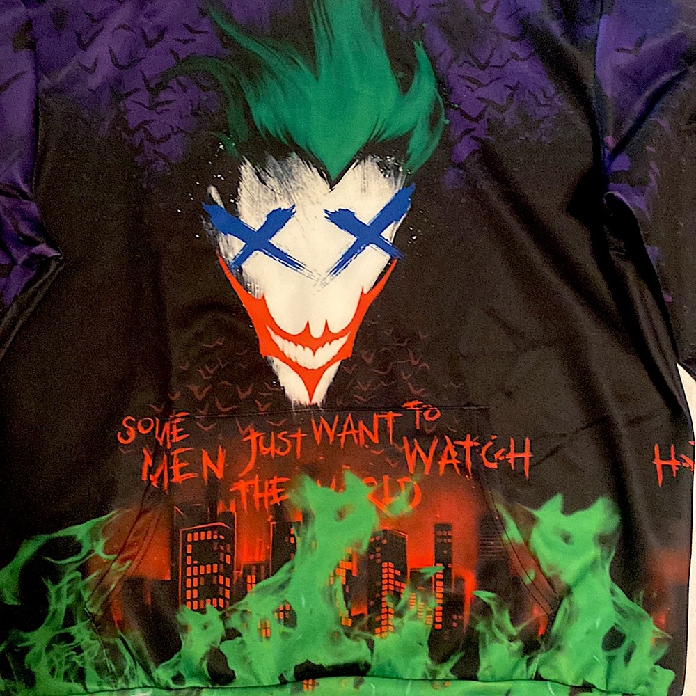 Rare Why So Serious Classic Pullover Hoodie - Picture 5 of 6